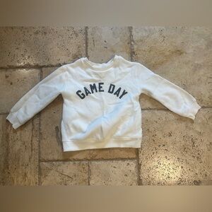 Kids White 'Game Day' Hoodie